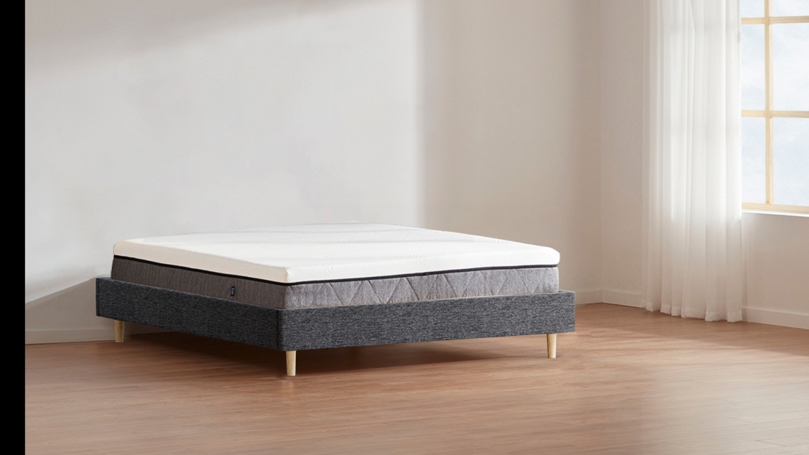 Breeze Upholstered Bed Base King, Queen & Double Ecosa