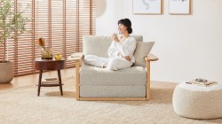 Grove Wooden Armchair Sofa Bed