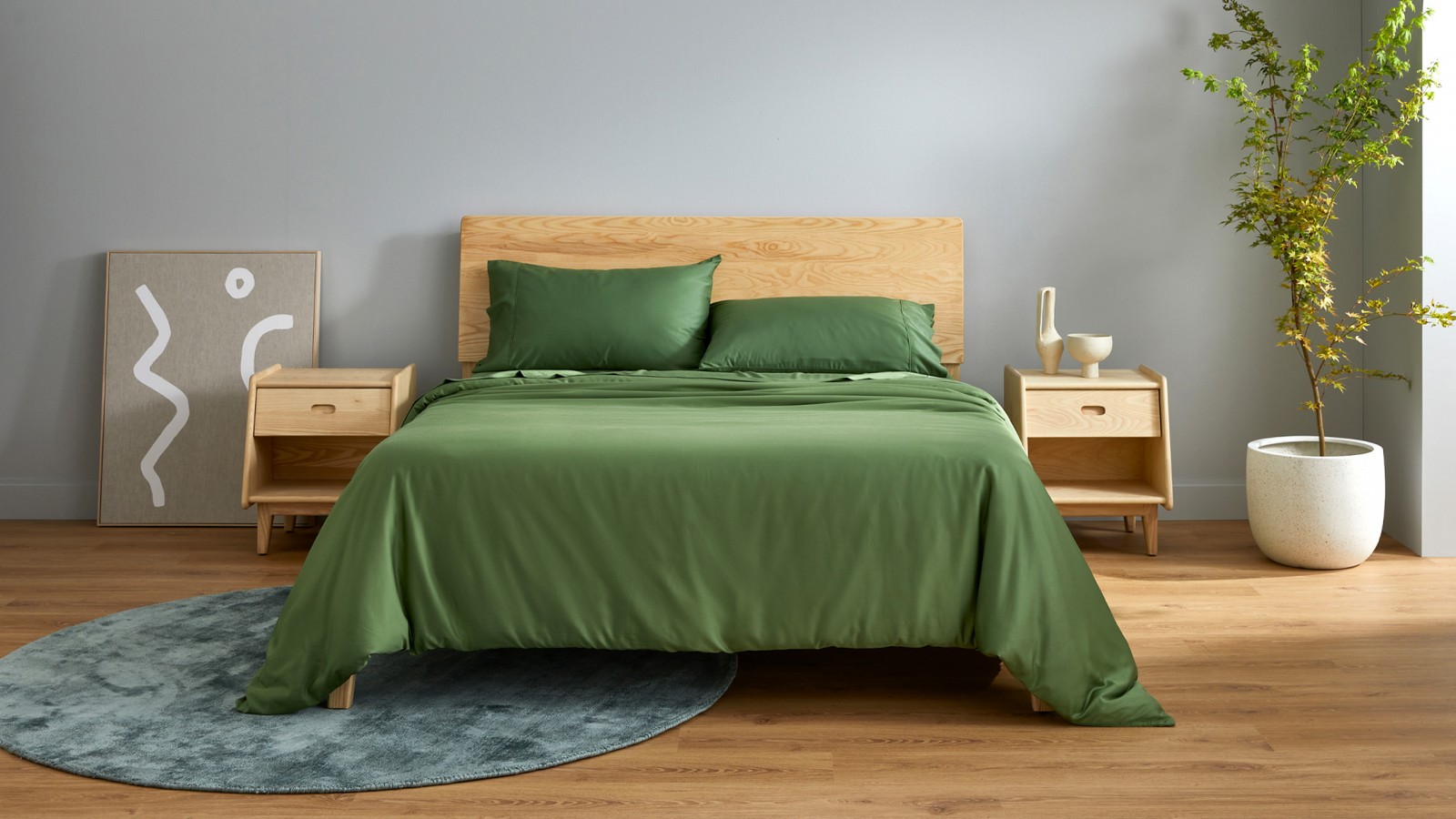 Ecosa Bamboo Pillowcase Hypoallergenic & Odourresistant Ecosa