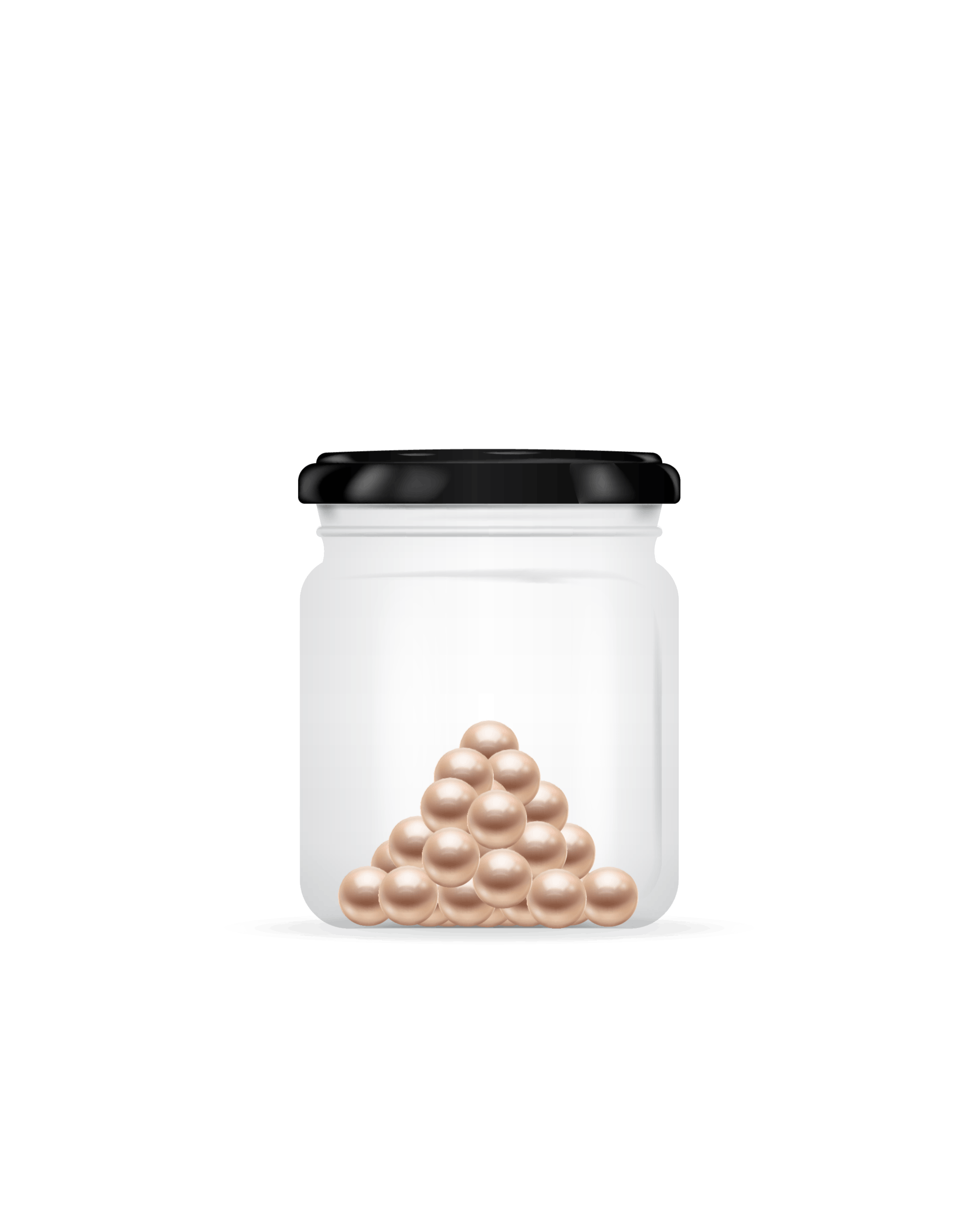 a jar with medium momme weighting