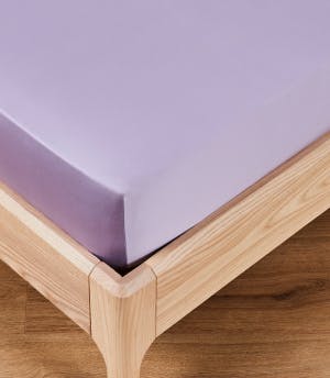 bamboo fitted sheet lavender