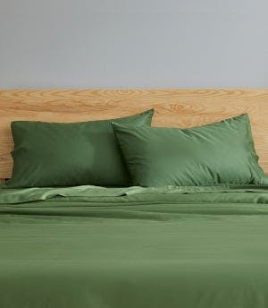 bamboo pillowcases olive green