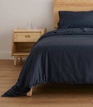 bamboo quilt cover charcoal