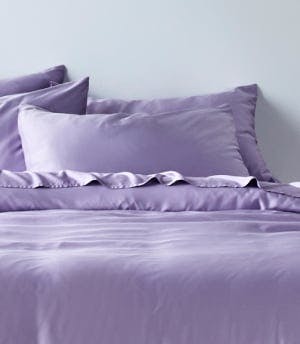 bamboo quilt cover set lavender
