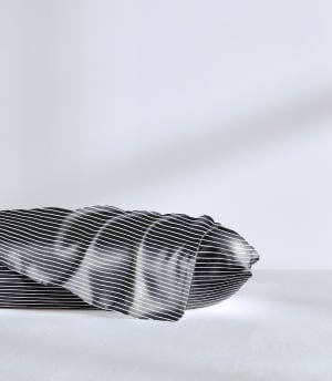 pillowcases charcoal stripe