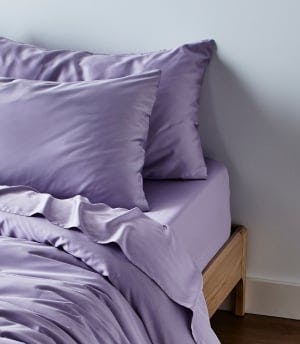 bamboo quilt cover lavender