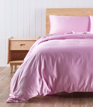 bamboo quilt cover pirouette pink